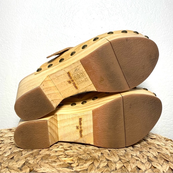 Free people Culver City clogs camel tan leather - Picture 7 of 9